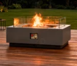 High Quality Modern Corten Steel Fire Pit Patio Garden Propane Gas Eco-Friendly Powder Coated Furniture