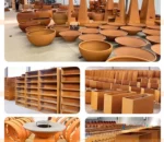 Hotels Fire Table Corten Steel Charcoal Grill for Bbq Cast Iron Stove Wood Burning Corten Korean Bbq Stove