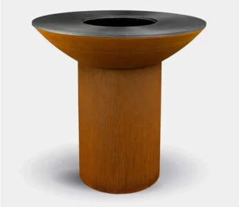 Good Quality Corten Outdoor Barbecue Grill Charcoal, Bbq Grill Charcoal Smoker, Yakiniku Grill Table Korean Bbq
