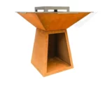Metal Top Sale Outdoor BBQ with Grill Corten Steel Factory Design