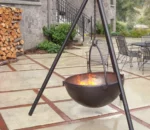 Outdoor BBQ Large Hanging Customized Design Fire Bowl Cauldron Fire Pit