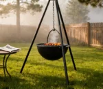 Outdoor Kitchen Balcony Portable Pakistan German Meat Hamburger Barbeque Charcoal Bbq Grill Designs