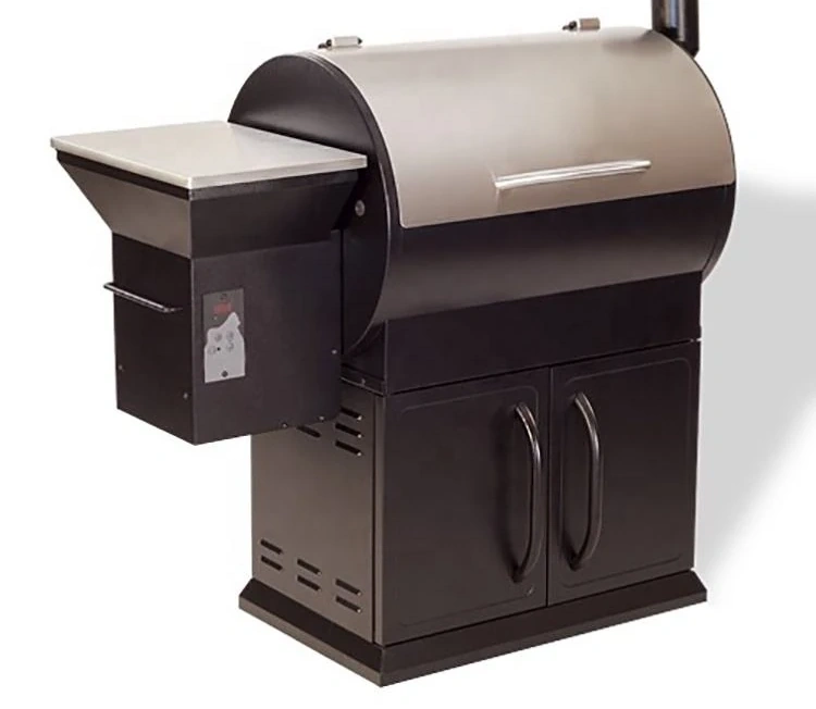 Backyard Charcoal BBQ Grill Offset Smoker Large Cooking Area Barbecue Drum Charcoal Bbq Grill Offset Smoker BBQ Grill Table