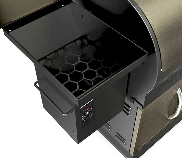 Backyard Charcoal BBQ Grill Offset Smoker Large Cooking Area Barbecue Drum Charcoal Bbq Grill Offset Smoker BBQ Grill Table