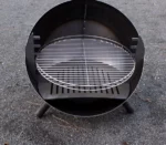 Factory Directly GN-BBQ-215-L Outdoor Metal Garden Corten Steel BBQ