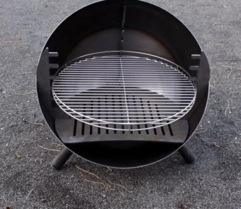 Factory Directly GN-BBQ-215-L Outdoor Metal Garden Corten Steel BBQ