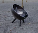 Factory Directly GN-BBQ-215-L Outdoor Metal Garden Corten Steel BBQ