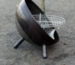 Factory Directly GN-BBQ-215-L Outdoor Metal Garden Corten Steel BBQ