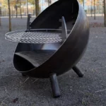 Factory Directly GN-BBQ-215-L Outdoor Metal Garden Corten Steel BBQ