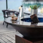 Corten Steel Barbeque Charcoal Metal Fire Pit Corten Steel Barbecue Grill Brazier Durable BBQ Grills