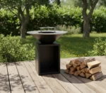 Barbeque Charcoal Outdoor Cooking Smoker Corten Steel Barbecue Grill for BBQ Party