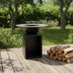 Barbeque Charcoal Outdoor Cooking Smoker Corten Steel Barbecue Grill for BBQ Party