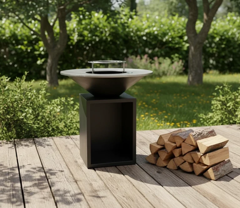 Barbeque Charcoal Outdoor Cooking Smoker Corten Steel Barbecue Grill for BBQ Party