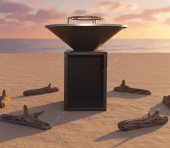 Barbeque Charcoal Outdoor Cooking Smoker Corten Steel Barbecue Grill for BBQ Party