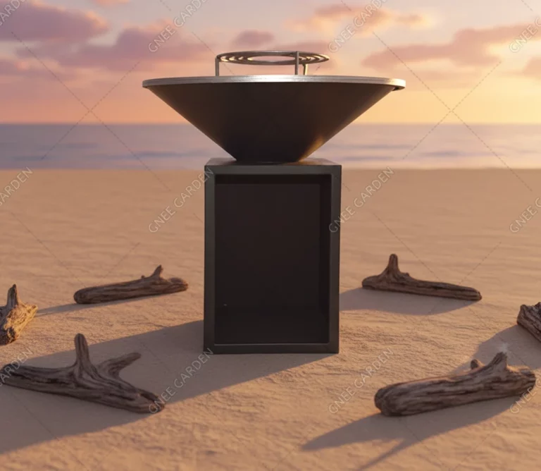 Barbeque Charcoal Outdoor Cooking Smoker Corten Steel Barbecue Grill for BBQ Party