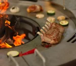 New Design Patented Barbeque Charcoal Grill Outdoor Item GN-BBQ-212 Corten Steel BBQ Grills