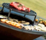 Charcoal Barbeque Smoker Metal Grill Brazier Barbecue Plancha Corten Steel BBQ Grills
