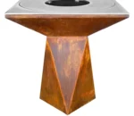 Hot Sale Modern Design Outdoor Rusty Metal BBQ Grills in Corten Steel
