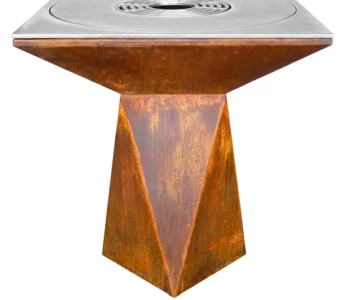 Hot Sale Modern Design Outdoor Rusty Metal BBQ Grills in Corten Steel