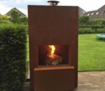 Outdoor BBQ Large Hanging Fire Bowl Cauldron Fire Pit