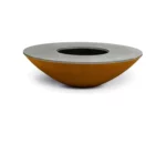 Round Camping Grill Outdoor Barbecue Bbq Grill Corten Steel Bbq