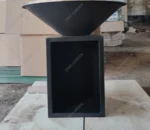 Modern Outdoor Heavy-Duty BBQ Grill Corten Steel Iron Fire Pit with Rust Effect Brazier Bbq Pit