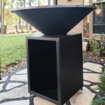 Modern Outdoor Heavy-Duty BBQ Grill Corten Steel Iron Fire Pit with Rust Effect Brazier Bbq Pit