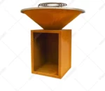 Rust Corten Steel Fire Pit Heavy Duty Bbq Heavy Duty Bbq Fire Pit Bbq Grill