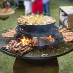 Rust Corten Steel Fire Pit Heavy Duty Bbq Heavy Duty Bbq Fire Pit Bbq Grill