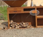 Corten Fire Pit Propane Homemade Charcoal Grill Rottiserie Grill Charcoal