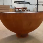 Garden Outdoor Warming Corten Steel Fireplace BBQ Outdoor Bbq Grill