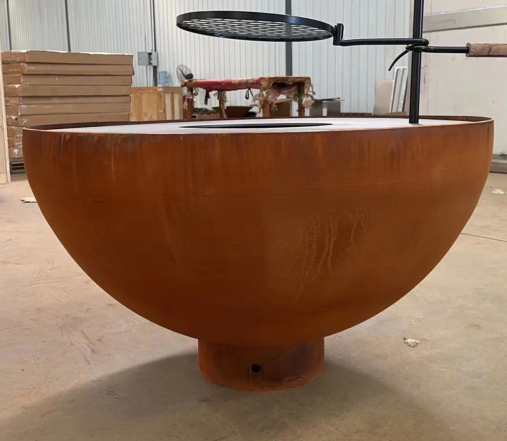 product_image_1775552715_99716926 Garden Outdoor Warming Corten Steel Fireplace BBQ Outdoor Bbq Grill