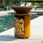 Outdoor Bbq Grills Corten Steel Corten Steel Bbq Grill Rust Corten Steel Fire Pit Bbq