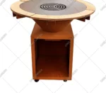 Corten Steel Garden Bbq Grill Outdoor Bbq Grills Corten Steel Brasero Fire Pit Corten Bbq
