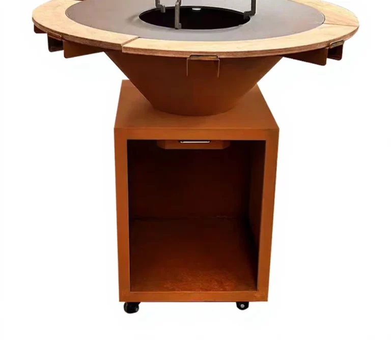 Corten Steel Garden Bbq Grill Outdoor Bbq Grills Corten Steel Brasero Fire Pit Corten Bbq