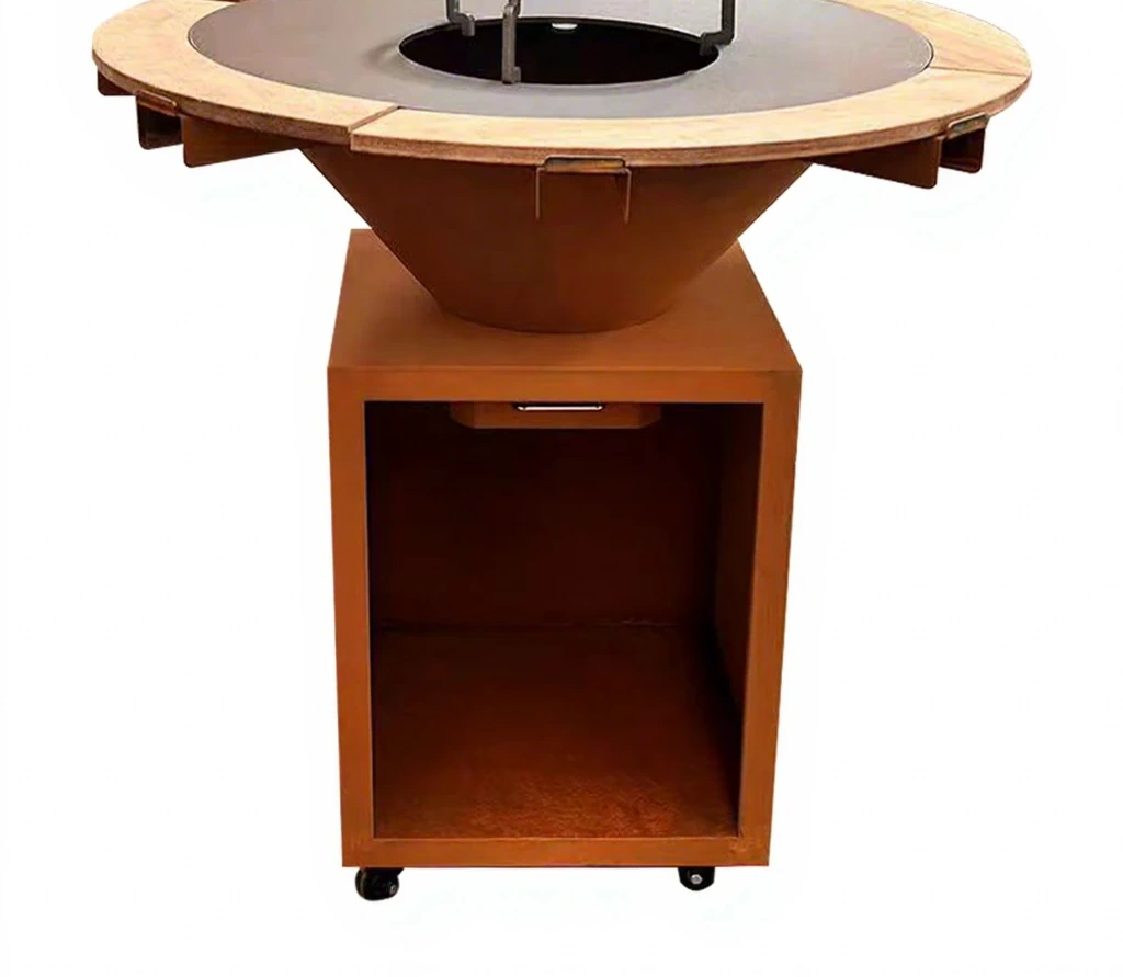 product_image_1775553392_22894593 Corten Steel Garden Bbq Grill Outdoor Bbq Grills Corten Steel Brasero Fire Pit Corten Bbq