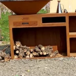 Outdoor Corten Steel Fire Pit Bbq Corten Steel Fire burner Bbq