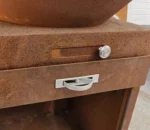 Outdoor Barbeque Corten Steel Fire Pit Bbq Grills