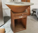 Outdoor Barbeque Corten Steel Fire Pit Bbq Grills