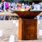 Barbecue Bbq Grill Corten Steel Bbq Steel Corten Steel Fire burner Bbq