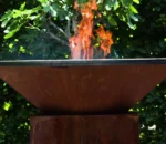 Barbecue Bbq Grill Corten Steel Bbq Steel Corten Steel Fire burner Bbq