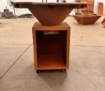 Outdoor Heavy Duty Rust Corten Bbq Wood Burning Garden Fire Pits Picnic Barbecue Corten Steel Smokeless BBQ Grills