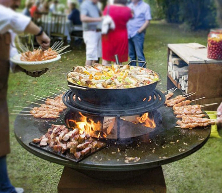 Bbq Corten Steel Barbecue Bbq Grill Corten Steel Outdoor Corten Steel Fire Pit Bbq