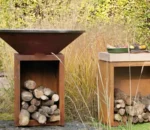 Bbq Corten Steel Barbecue Bbq Grill Corten Steel Outdoor Corten Steel Fire Pit Bbq