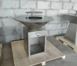 Outdoor Stainless Steel Fire Pit Bbq Grill for Sale Stainless Barbecue Grill Supplier