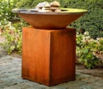 Outdoor Bbq Grill Corten Steel Bbq Charcoal Grill Charcoal Bbq Pit Barbecue Charcoal Grill