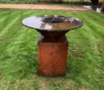 Hot Sale Outdoor Rust Corten Steel Fire Pit with New Design for Cooking & BBQ