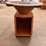 CORTEN Metal Outdoor Cooking Commercial BBQ Charcoal Grill Smoker