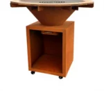Large Corten Steel Barbecue Grill Bbq Grill Corten Steel Rusty Fire Corten Outdoor Bbq
