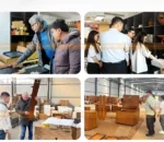 Outdoor Corten Steel Garden Wooden Burning Metal Grill BBQ